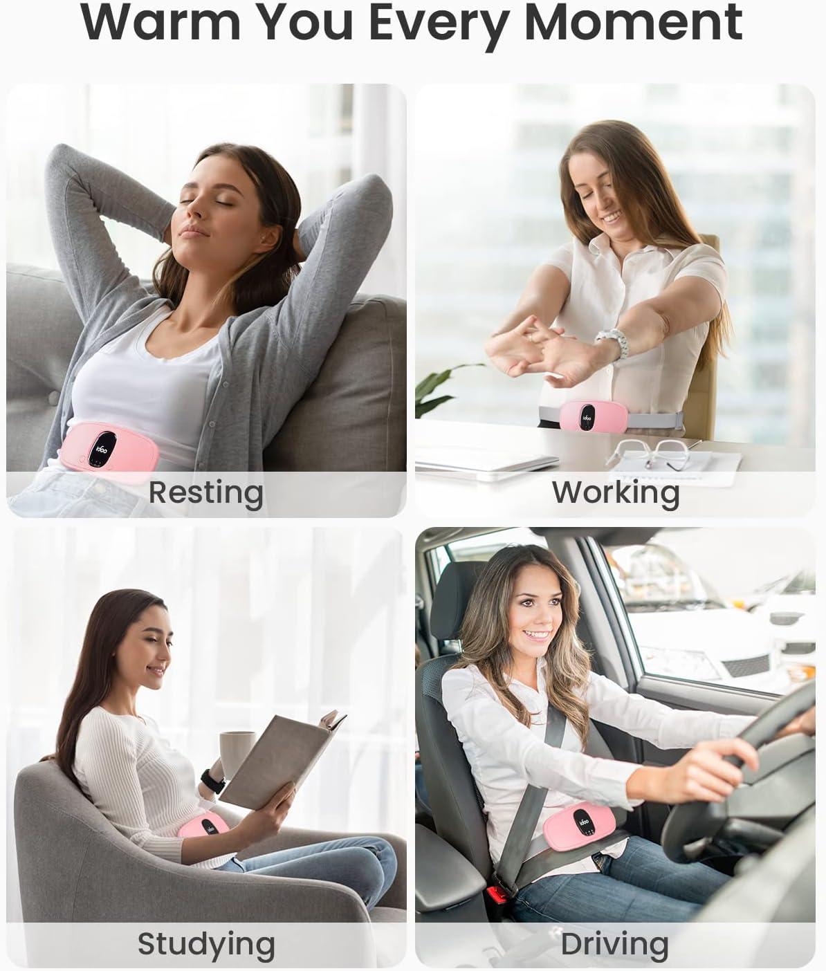 iDOO Portable Heating Pads for Cramps