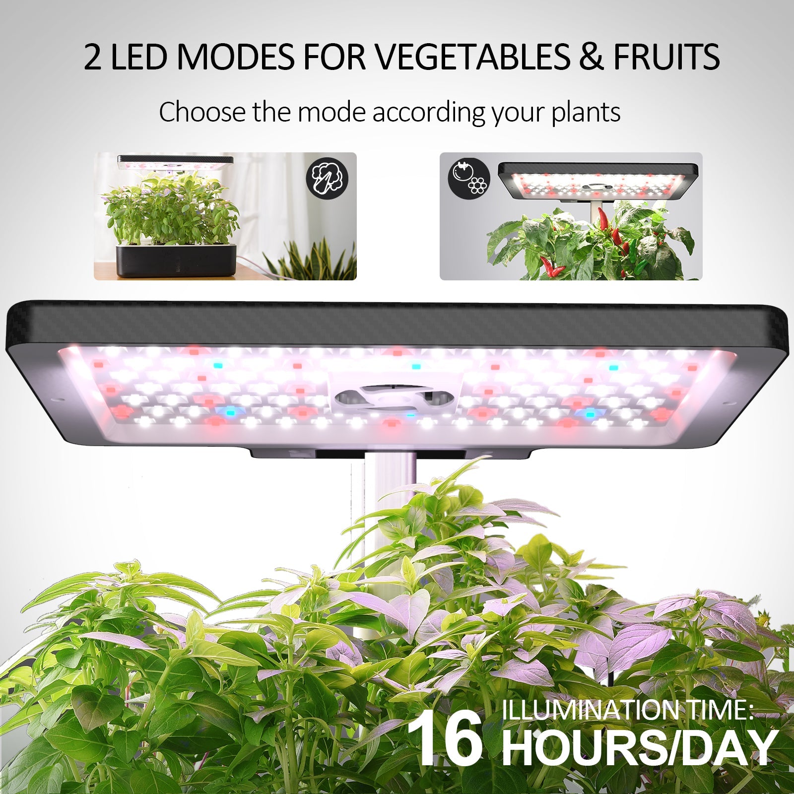 iDOO 12Pods Indoor Herb Garden Kit - Hydroponic Growing System Hydroponic Growing Systems by idoogroup