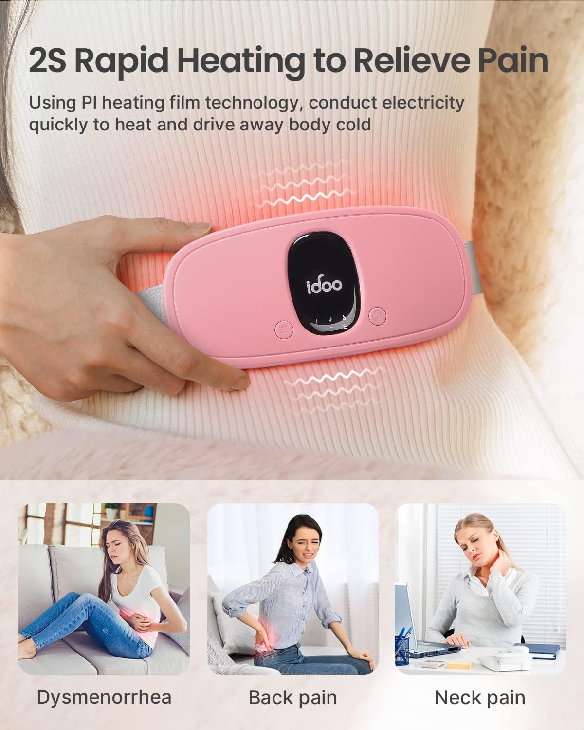 iDOO Portable Heating Pads for Cramps
