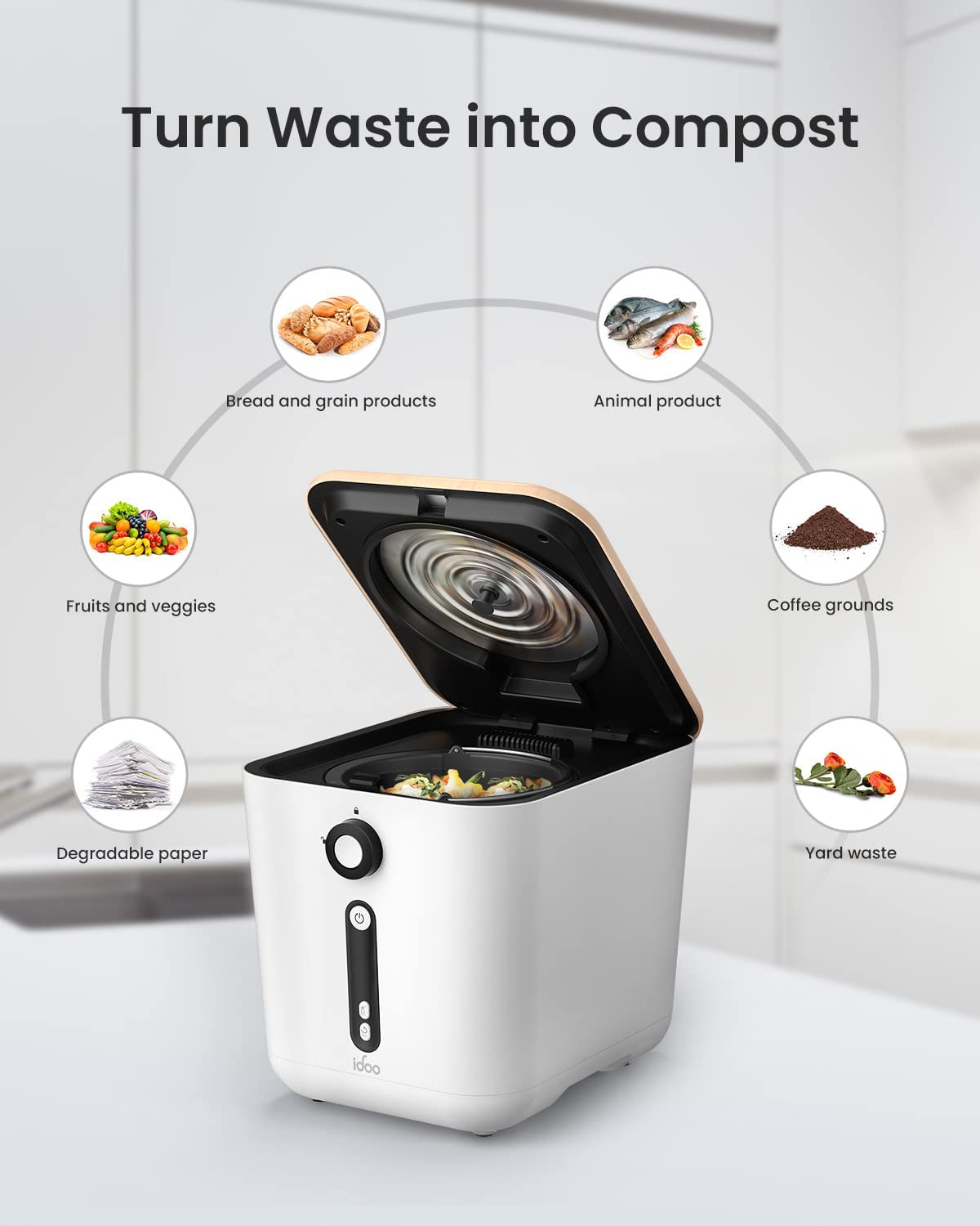 iDOO Smart Kitchen Composter - Home Appliances by idoo